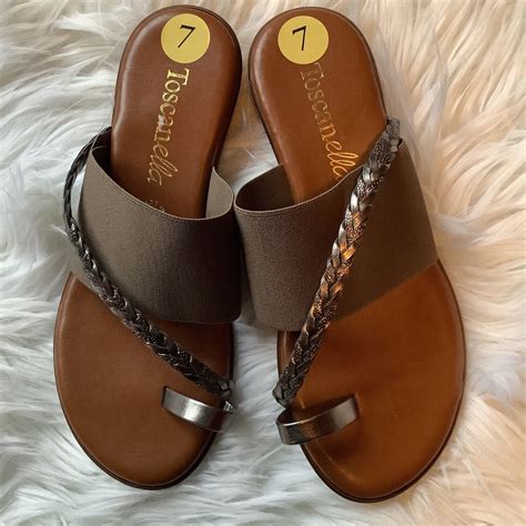 toscanella sandals sold at marshalls.